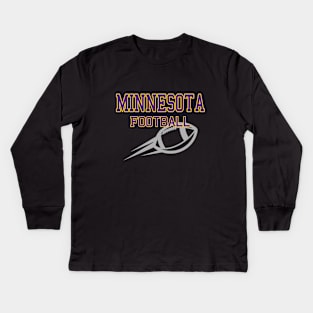 Minnesota American Football Kids Long Sleeve T-Shirt